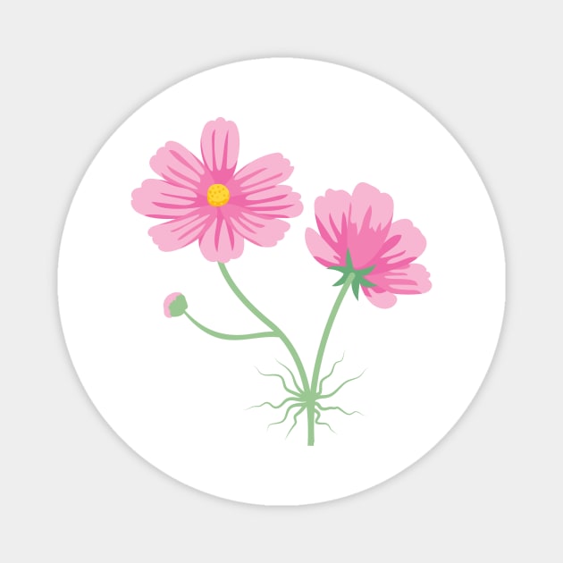 Cute Colorful Flower Magnet by SWON Design